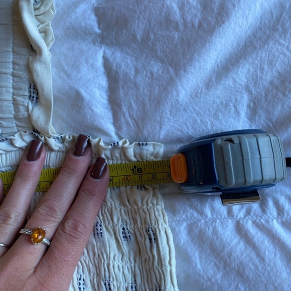 Madewell Women’s Lucie Smocked Tank Mini Dress in Textural Clipdot Fit Size L - Picture 7 of 10